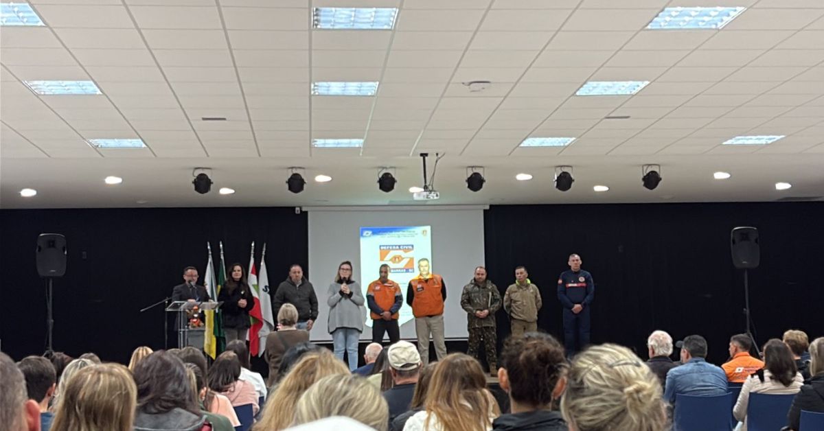 Plano de Contingência da Defesa Civil é apresentado à comunidade de Três Barras